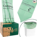 C Crystal Lemon 50 Count Biodegradable Kitchen Food Waste Bags by CrystalLemon