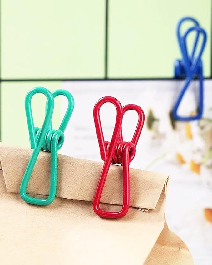 Multipurpose 2 in Chip Bag Clips 10 Pack Metal Clips - Image 6