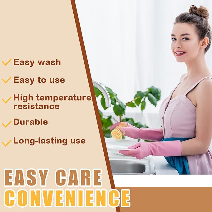 Nuenen 60 Packs Bamboo Dish Scrub Brushes Wooden Scrubbers Set Kitchen - Image 6