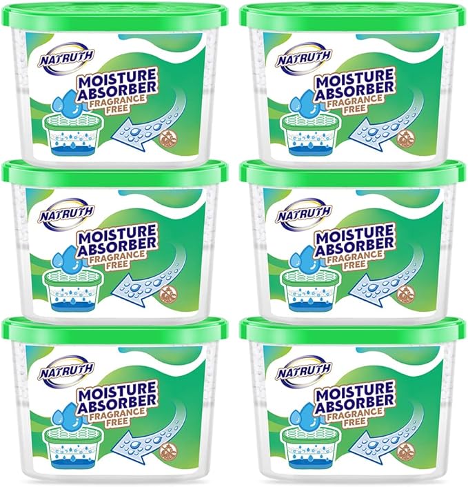 NATRUTH Moisture Absorber boxes, Unscented 500ml*10.5OZ Closet Dehumidifier by HOME