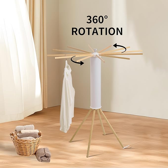 Clothes Drying Rack 4 Legs, Laundry Hanger Dryer Rack, Portable Drying Rack - Image 6
