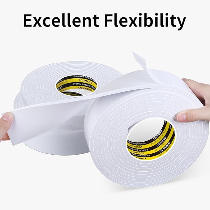 Sponge EVA Single Sided Foam Tape 2inX16.4FT Strong Adhesive Weatherproof Foam - Image 4