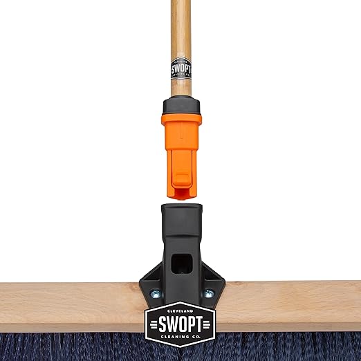 SWOPT 24” Premium Multi-Surface Push Broom Head — Cleaning Head Interchangeable - Image 4