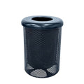 COATEDOUTDOORFURNITURE RFT-P-DBL Heavy Duty Round Trash Receptacle by CoatedOutdoorFurniture