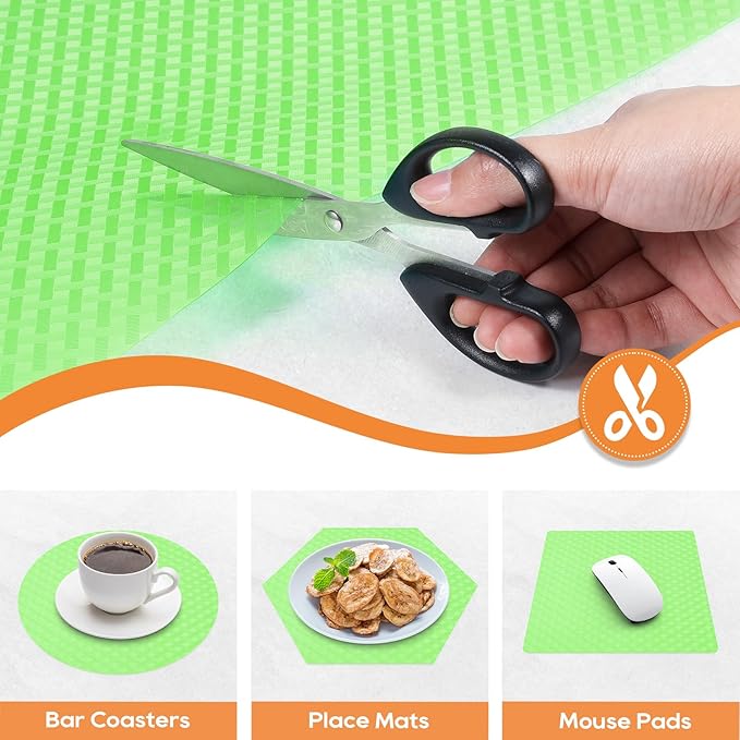 Fridge Liner Shelf Liners for Kitchen Cabinet Refrigerator Liners Waterproof & - Image 5