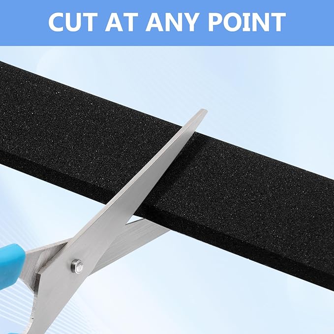 Weather Stripping Door Seal Strip- 1/2 Inch X 1/2 Inch X 10Feet, Strong Adhesive - Image 4