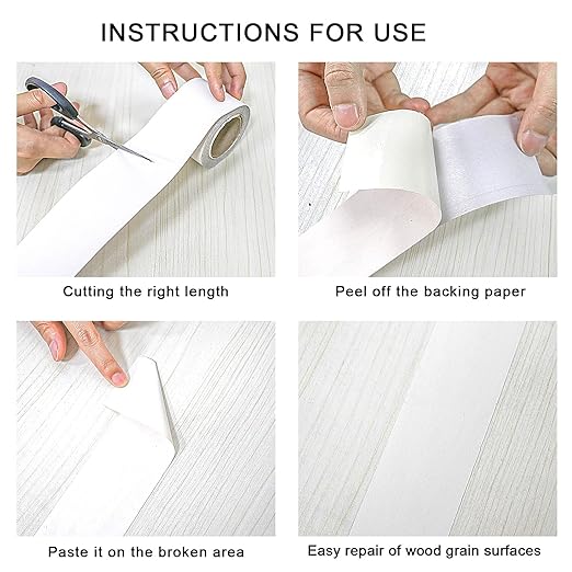 BOMEI PACK Wood Grain Repair Tape, Self Adhesive Repair Patch - Image 6
