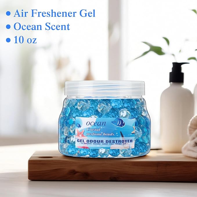 9 Pack Odor Eliminator Gel Beads Bulk 10 Ounces Air Freshener Gel Beads Odor - Image 5