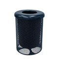 COATEDOUTDOORFURNITURE RFT-DBL Heavy Duty 32 Gallon Round Trash Receptacle by CoatedOutdoorFurniture