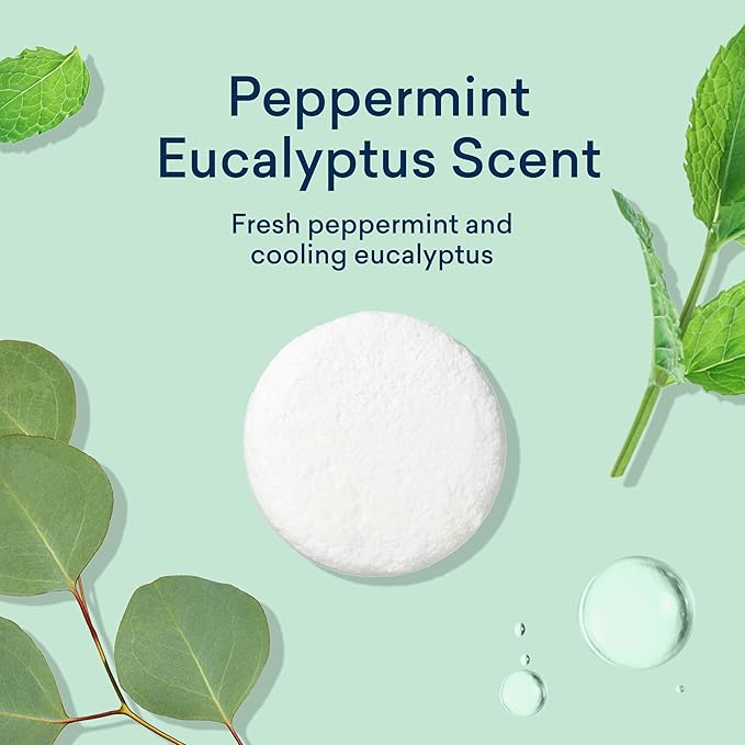 BLUELAND Toilet Bowl Cleaner Tablets, Starter Set, Peppermint Eucalyptus - Image 4