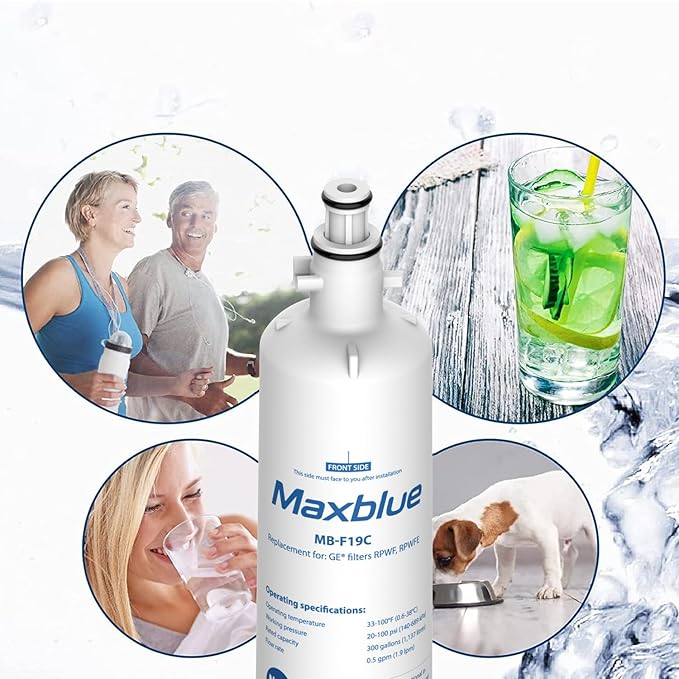 Maxblue Replacement for GE® RPWFE®, RPWF Refrigerator Water Filter, Compatible - Image 9