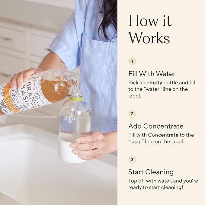 Branch Basics Premium Starter Kit in Glass: All Purpose Cleaner, Glass Cleaner - Image 4