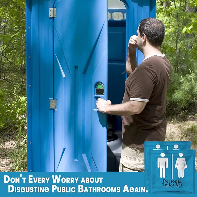 Personal Toilet Kit To Go – 10 Pack | Disposable Public Restroom Kit | - Image 5