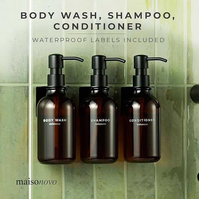 MaisoNovo Shampoo and Conditioner Dispenser - Image 5