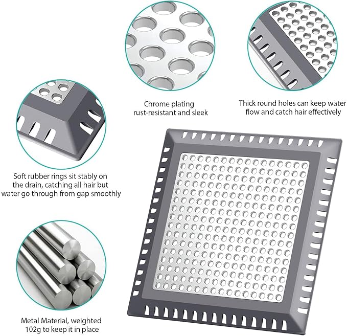 Hair Catcher/Drain Strainer/Shower Drain Cover - Image 3