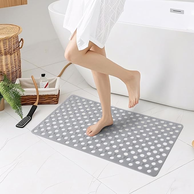 Non Slip Bathtub Mat and Shower Mat 31x17 inch, Bath Mat - Image 7