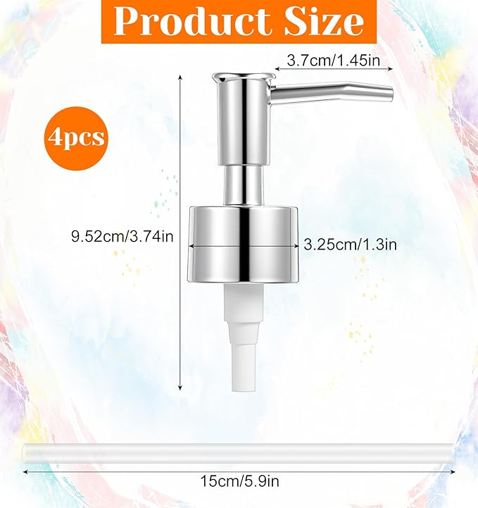 Soap Dispenser Replacement Pump, Hand Soaps - Image 4