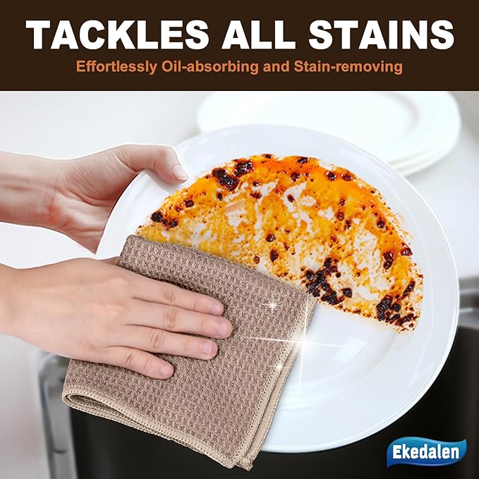 Microfiber Cleaning Cloth Waffle Weave - Image 6
