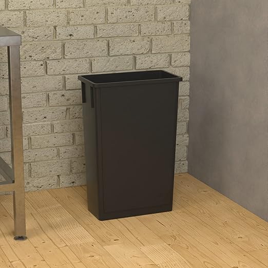 23 Gallon Black Slim Jim Trash Can - Image 3