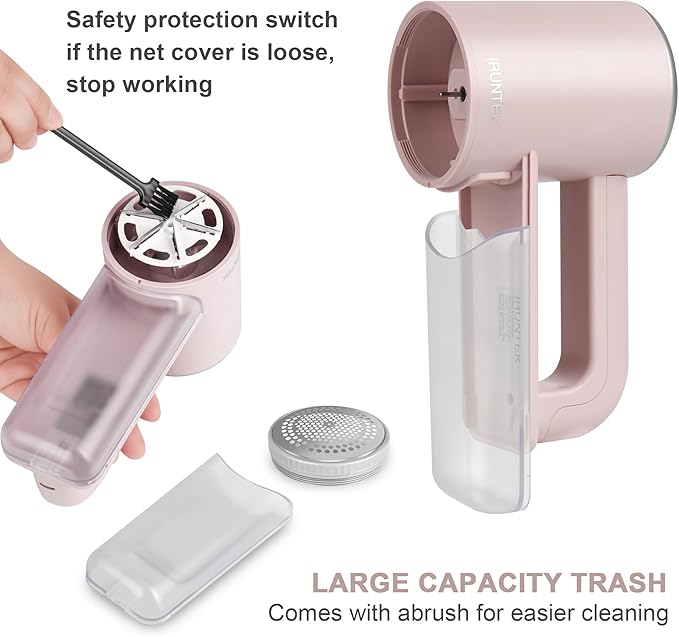 iRUNTEK Rechargeable Fabric Shaver｜3-Speed Lint Shaver - Image 4