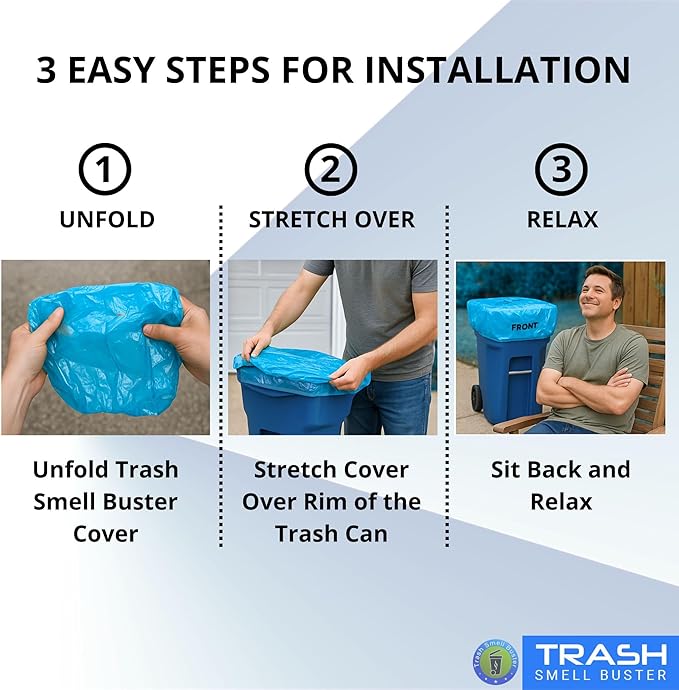 | Odor Eliminating Trash Can Cover - Image 6