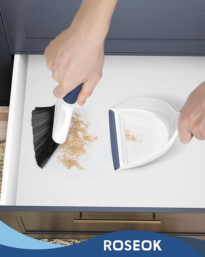 Mini Broom and Dustpan Set for Cleaning, Compact Desktop Dustpan - Image 7