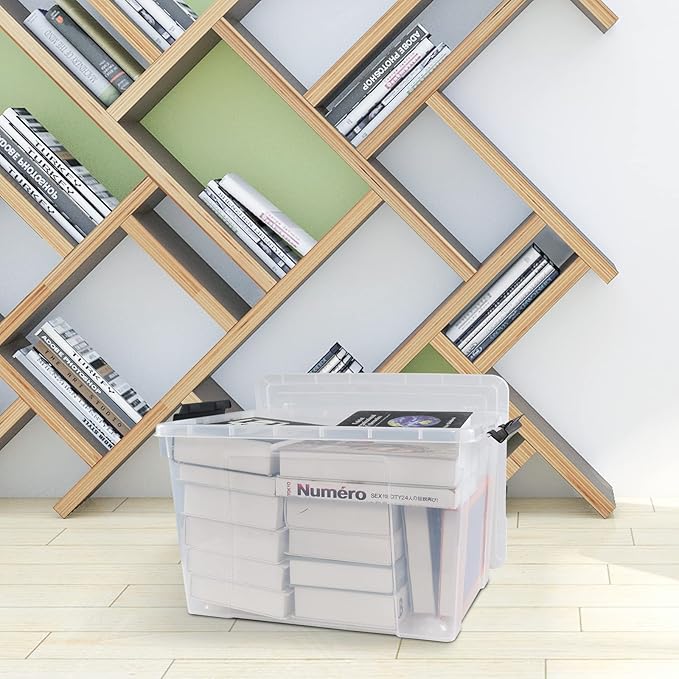 4 Pack Clear Storage Latch Bin - Image 4
