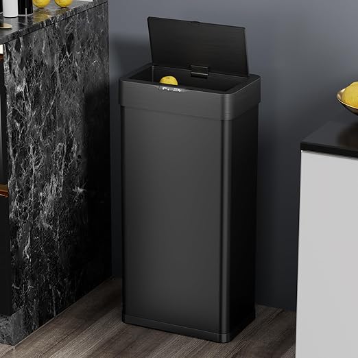 TLSUNNY 16 Gallon Motion Sensor Trash Can, Touchless Automatic Garbage Can - Image 7