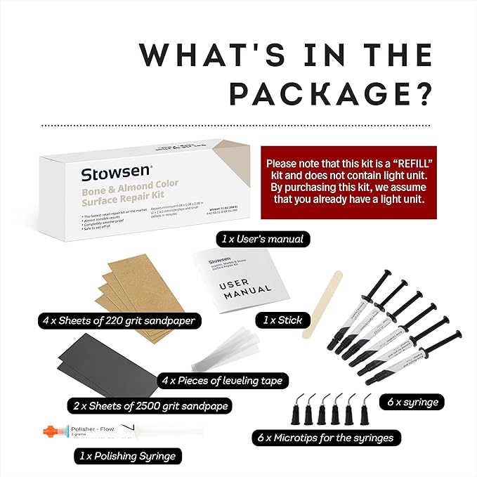 Refill for Bone & Almond Color Surface Repair Kit - Image 4