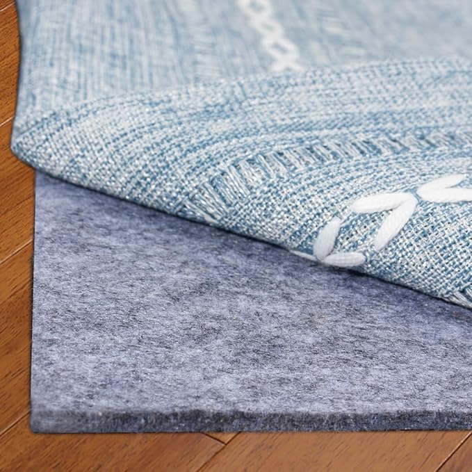 Felt Rug Pad, 8x10 Ft Extra Large Area Rug Cushioned Carpet Pad, Thick Felt Rug by TUOTPE
