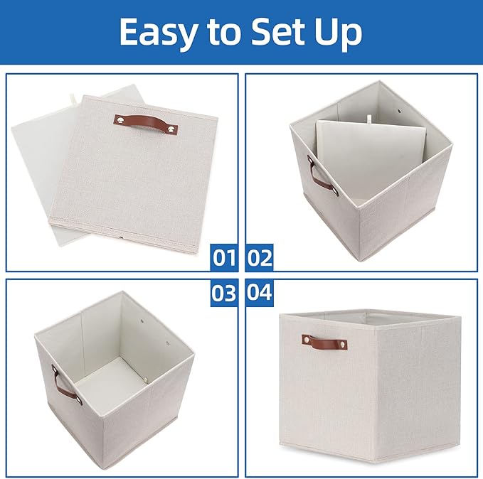 Temary Fabric Storage Cubes Storage Bins - Image 7