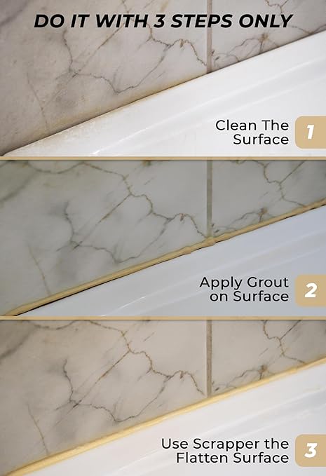 Tile Grout Repair Kit, Grout Sealer Restore and Renewer - Image 7