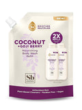 Soapbox Body Wash Refill, Coconut + Goji Berry Body Wash Refill Pack, Bulk Soap by Soapbox