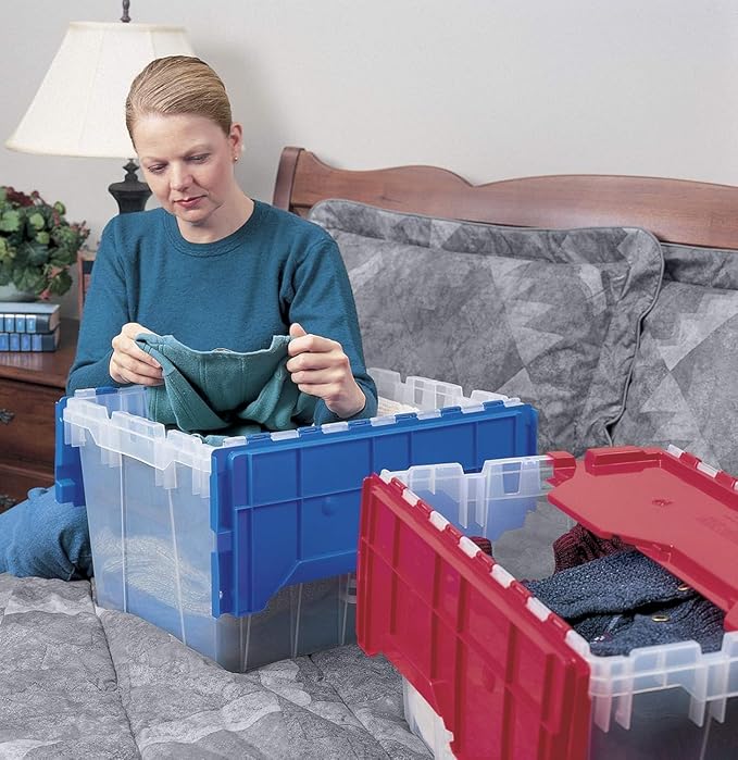 Akro-Mils KeepBox 12 Gallon Storage Container, Nesting and Stackable Plastic - Image 2