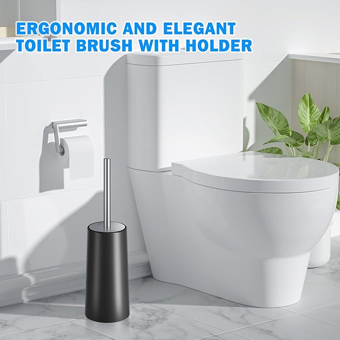 Toilet Brush and Holder, 2 Pack Toilet Brush - Image 6