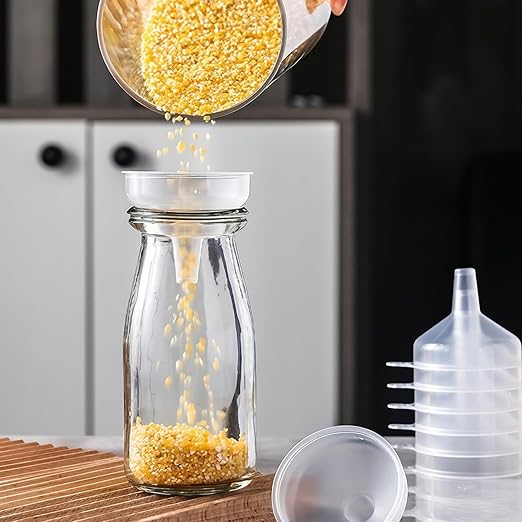 8PCS Mini Clear Funnels for Filling Bottle, Kitchen Small Funnel/Plastic Funnel - Image 6