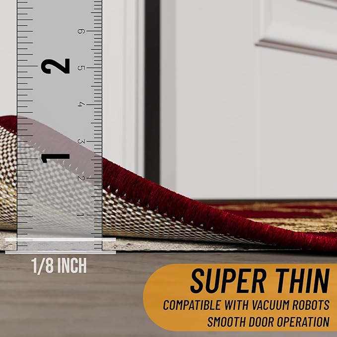 Ottomanson 7'8" x 12' Non-Slip Rug Pad Gripper 1/12 Inch Ultra Thin Dual - Image 6