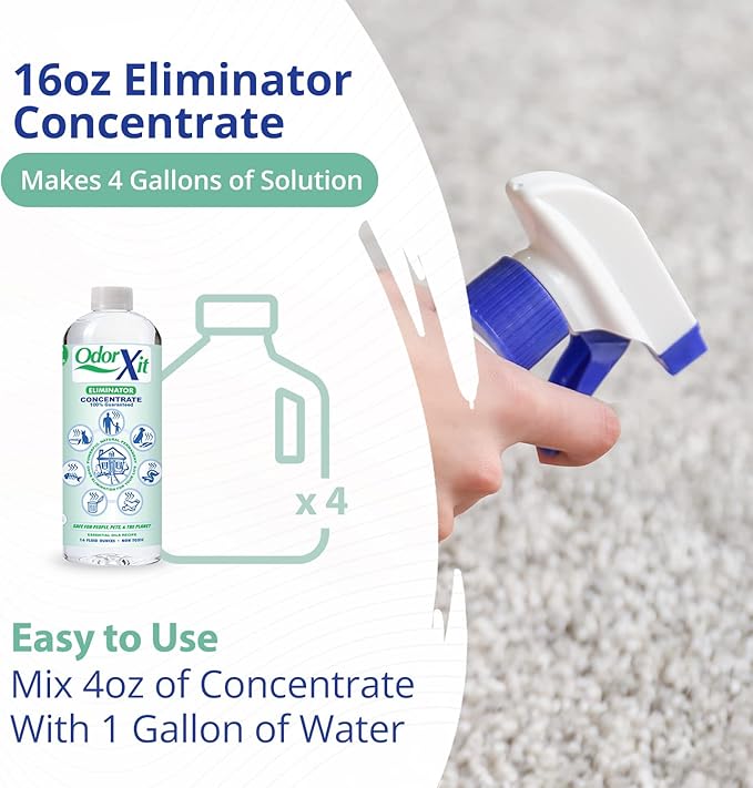 Concentrated Pet Urine Odor Eliminator, Dog Poo and Urine Smell, Versatile & - Image 6