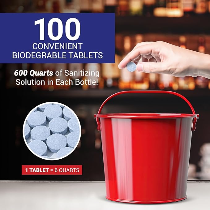 Nu-Foam Sanitizing Tablets for Bar Glassware – Superior Rinse Aid - Image 7