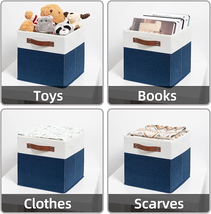 HNZIGE Cube Storage Bins Basket - Image 7