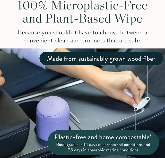 Biom Biodegradable All-Purpose Mini Wipes 8-Pack Refill - Image 5