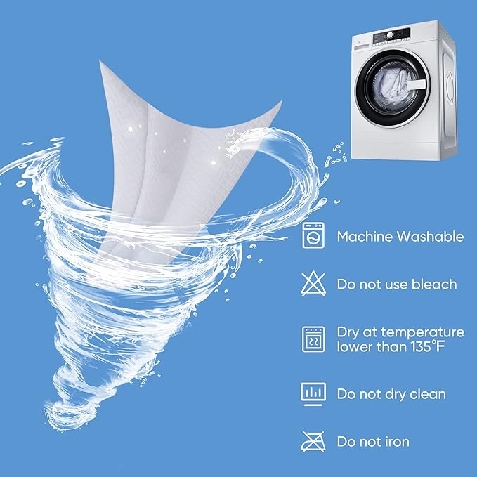 Hanherry 100% Waterproof Mattress Protector California King Size, Mattress Pad - Image 6