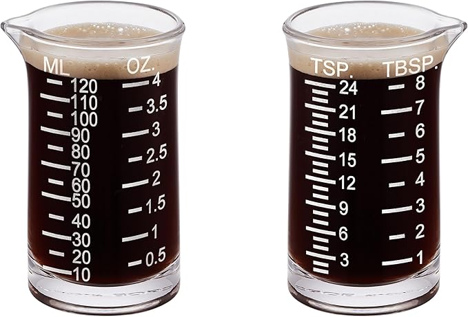 Ackers 4 Oz Glass Measuring Cup, Borosilicate Shot Glass - Image 6