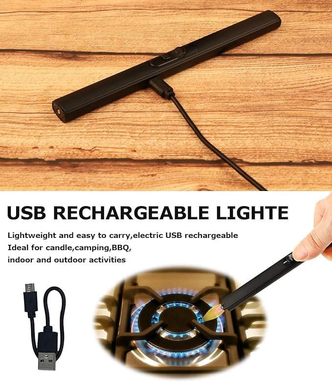 5 IN 1 Candle Wick Trimmer, Electric Candle Lighter Rechargeable, Candle Snuffer - Image 7