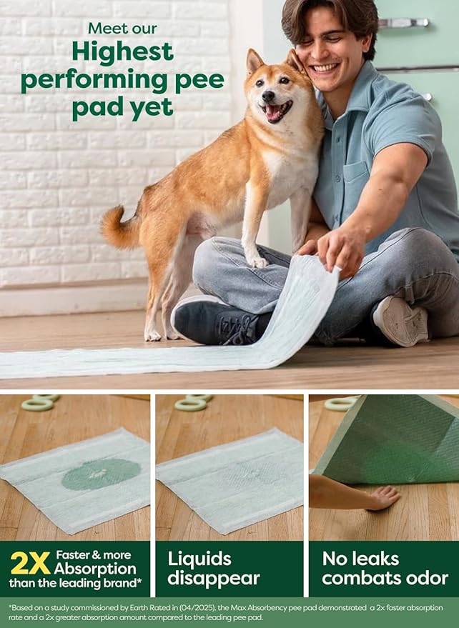 Earth Rated Max Absorbency Puppy Pee Pads - Image 2