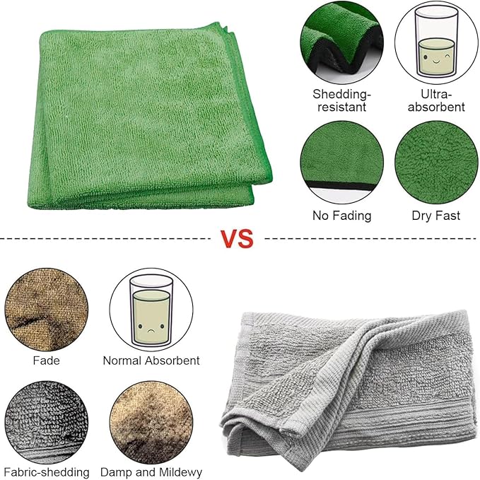 Single Microfiber Cleaning Cloth 40x40 cm - Image 4