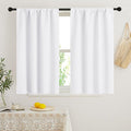 RYB HOME Short Curtains 45 inch 2 Panels Set, Room Darkening Small Window by RYBHOME