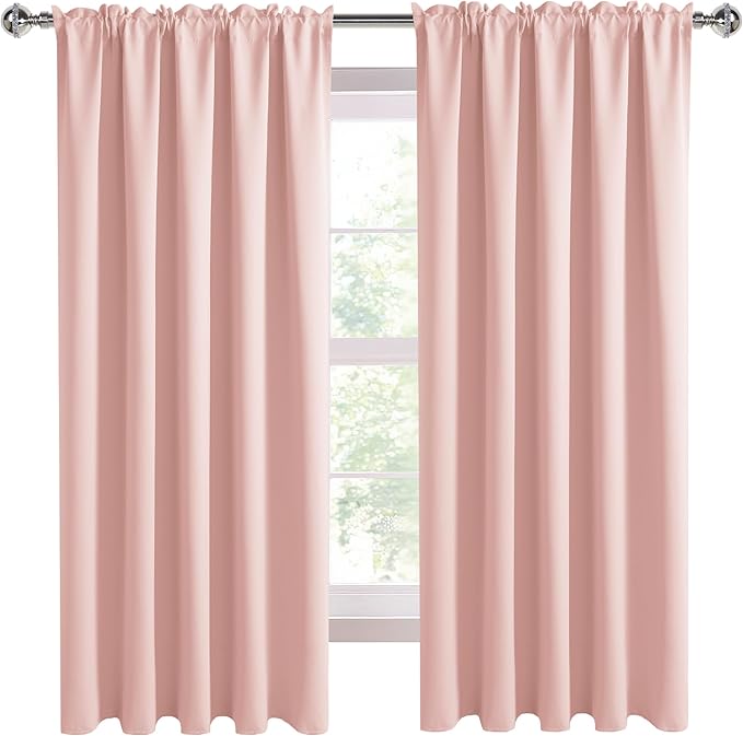 DWCN Blackout Curtains for Living Room Thermal Insulated, Energy Saving & Noise - Image 9