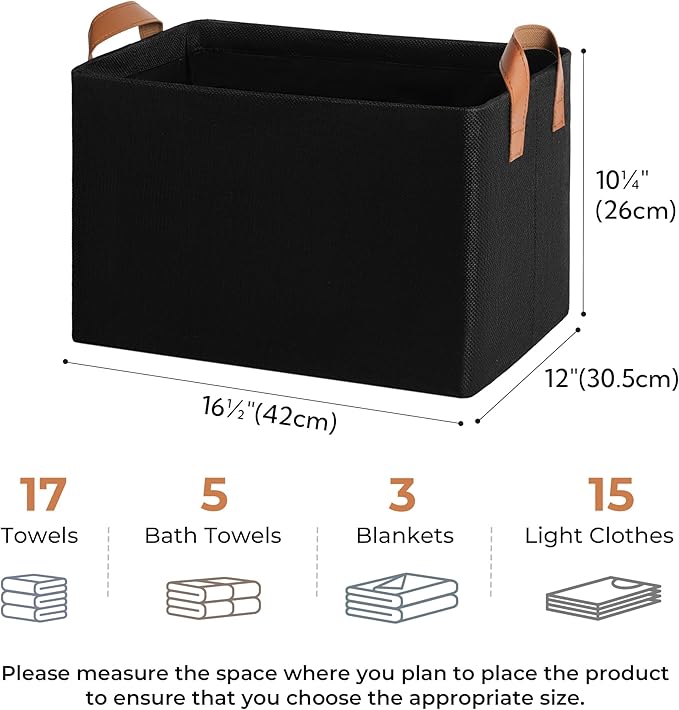 GRANNY SAYS Storage Baskets for Shelves, Closet Organizer Bins, Clothes Storage - Image 6