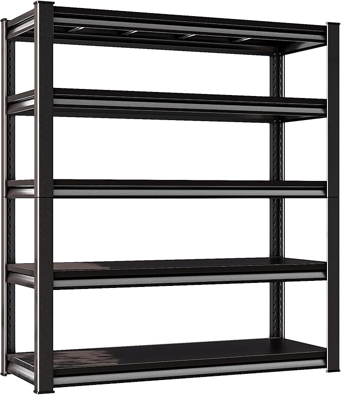78" H Garage Shelving Heavy Duty，2800LBS Loads Adjustable Garage Storage Shelves - Image 8